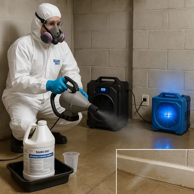 Sanitization and Odor Removal process in Bon Aqua Junction, TN
